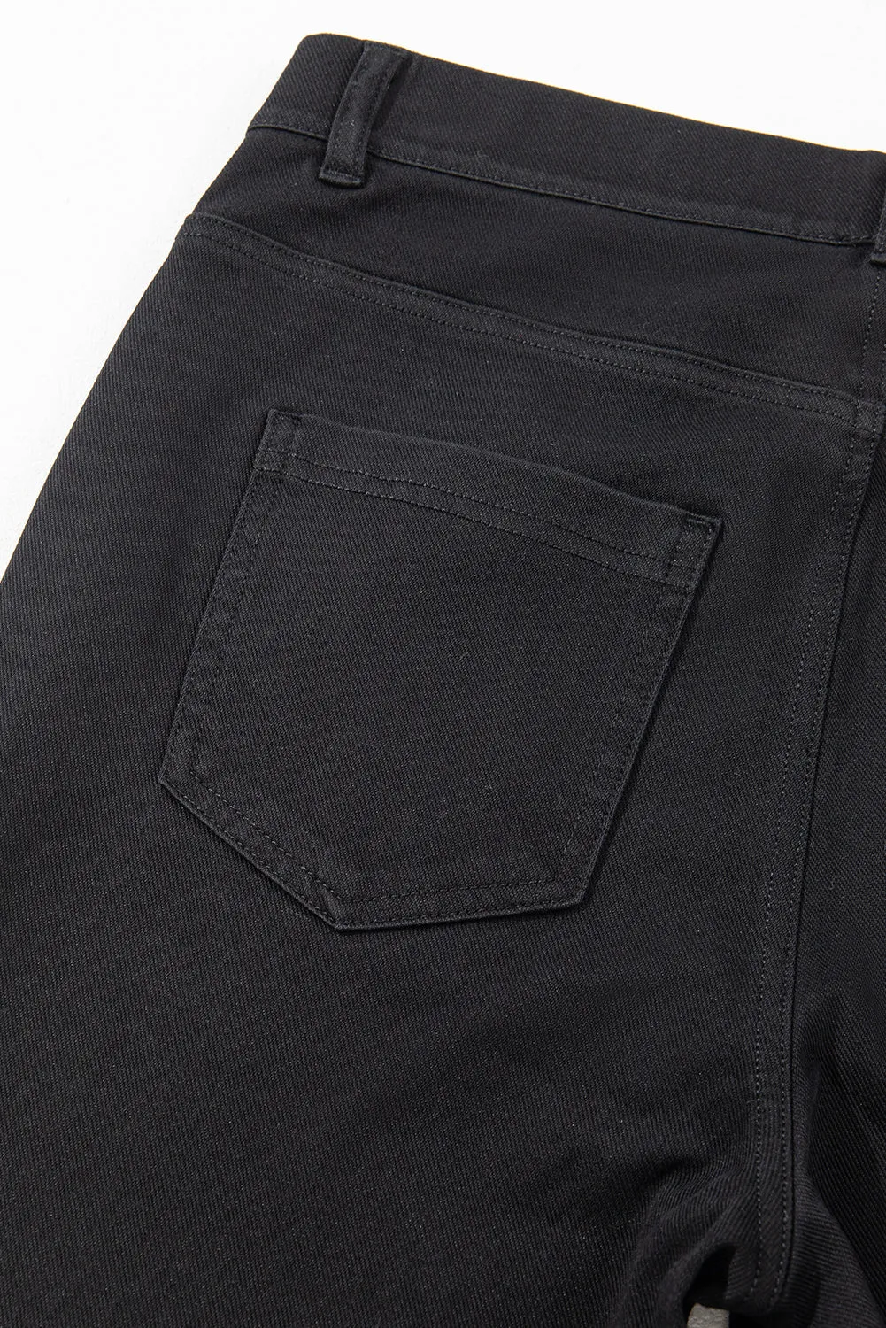 Black Ankle Cut Jeans