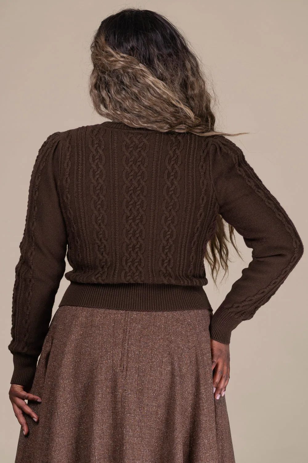 Emmy -The Ice Breaker cardigan chocolate