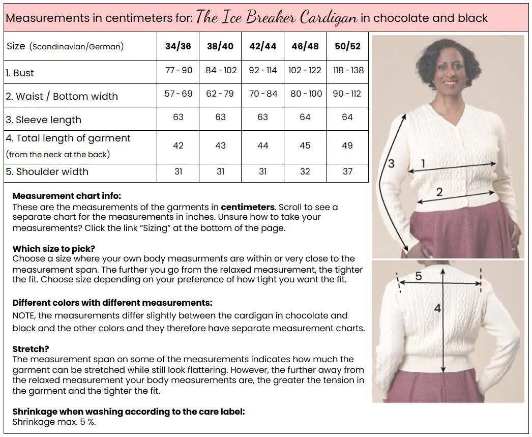Emmy -The Ice Breaker cardigan chocolate