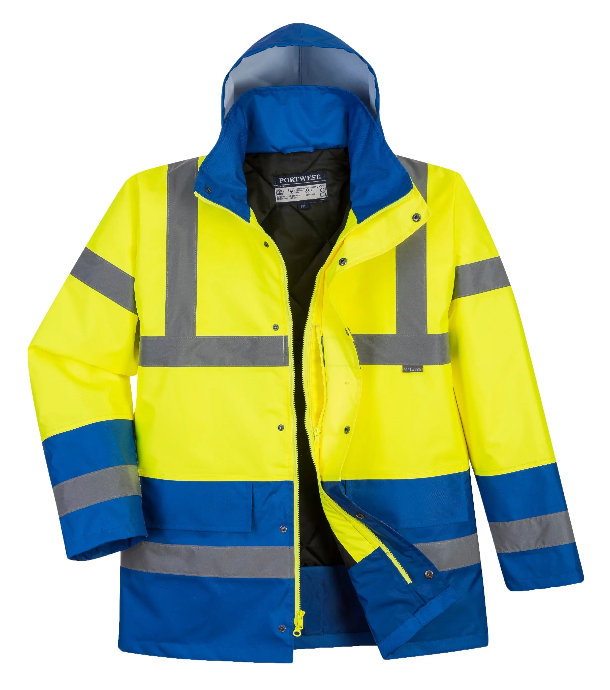 PORTWEST® Hi Vis Waterproof Traffic Jacket - ANSI Class 3 - US466
