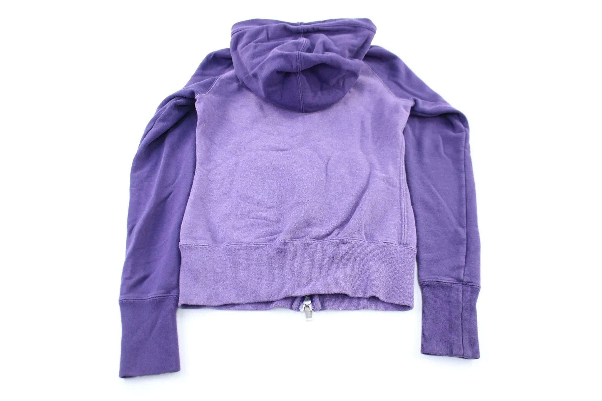 Women's Y2K Nike Embroidered Logo Purple Zip Up Jacket